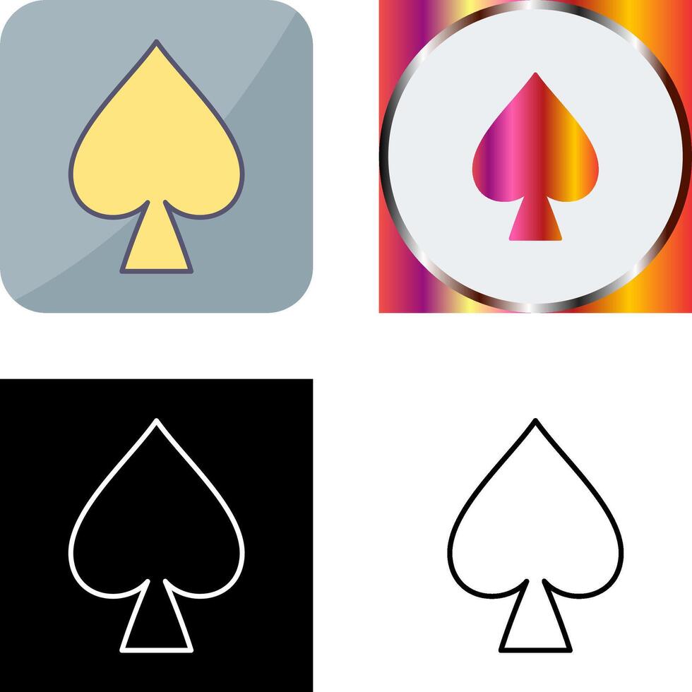 Spade Icon Design vector