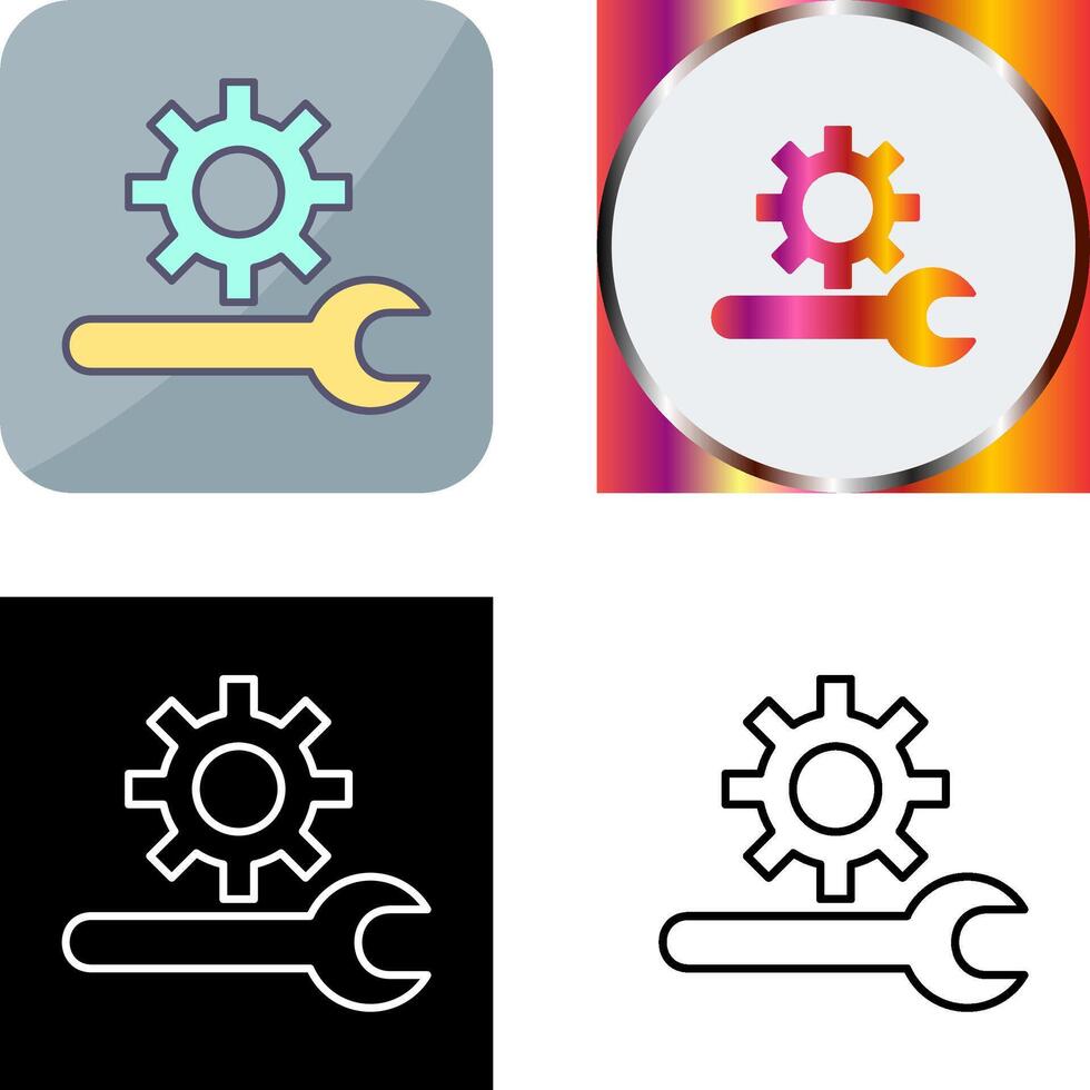 Unique Technical Support Icon Design vector