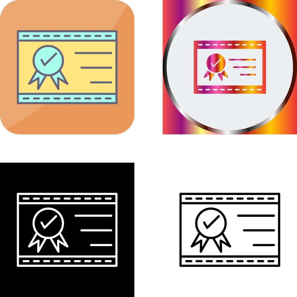 Unique Quality Assurance Icon Design vector