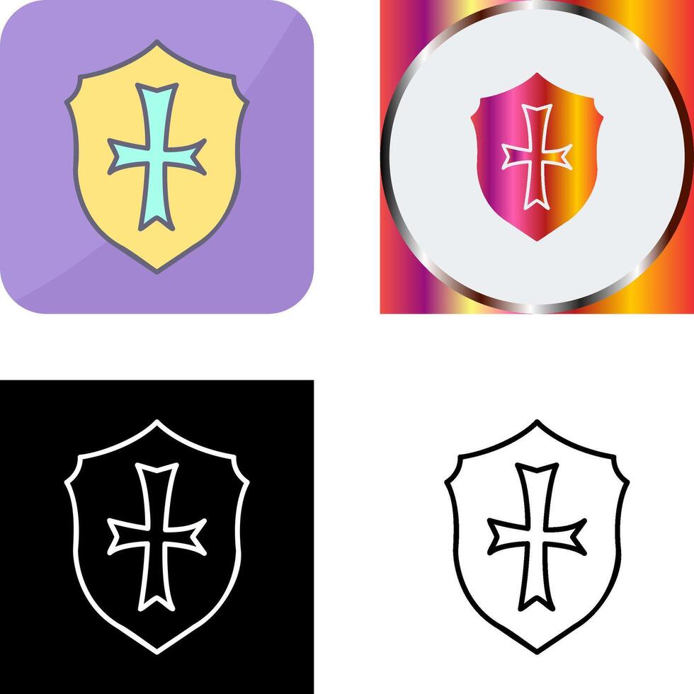 Unique Sheild Icon Design vector