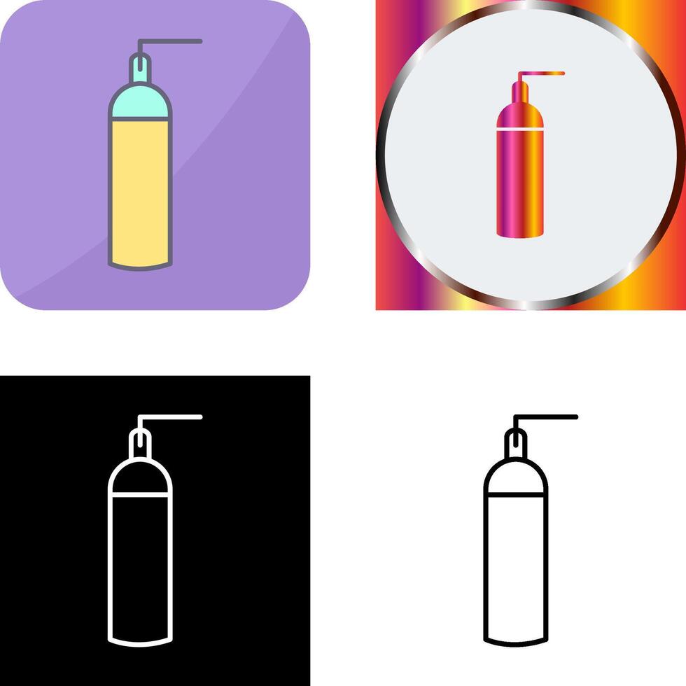 Unique Oxygen Tanks Icon Design vector