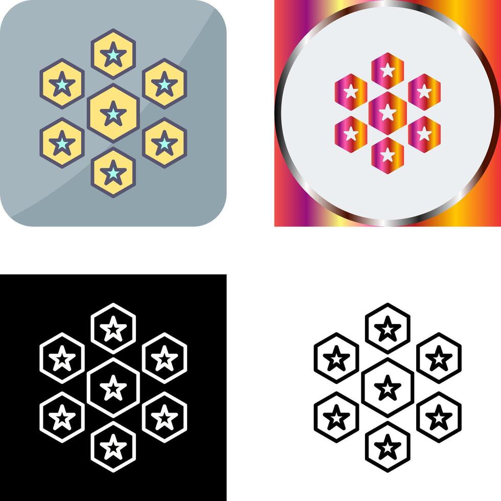 Unique Reputation Management Icon Design vector