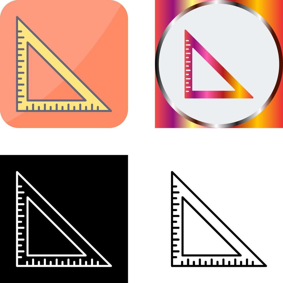 Set Square Icon Design vector