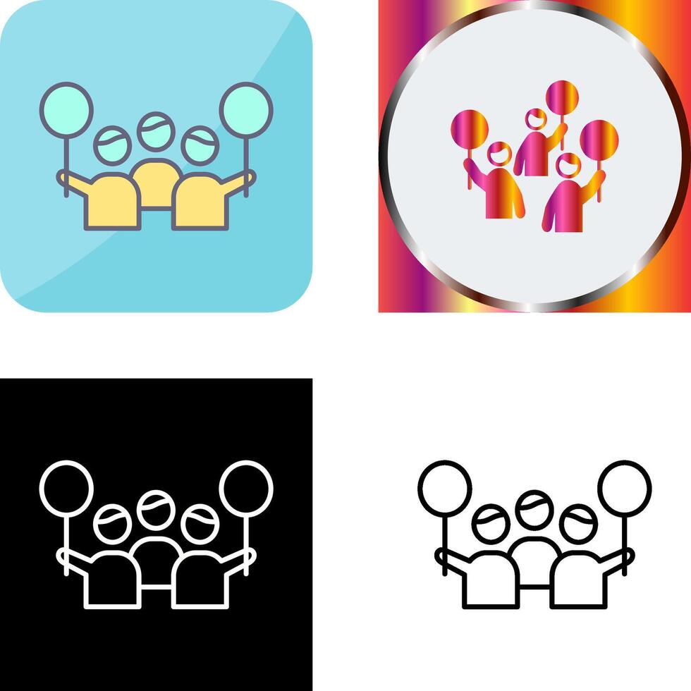 Protest Icon Design vector