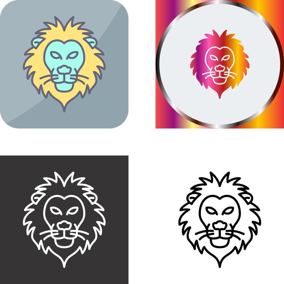 Lion Icon Design vector