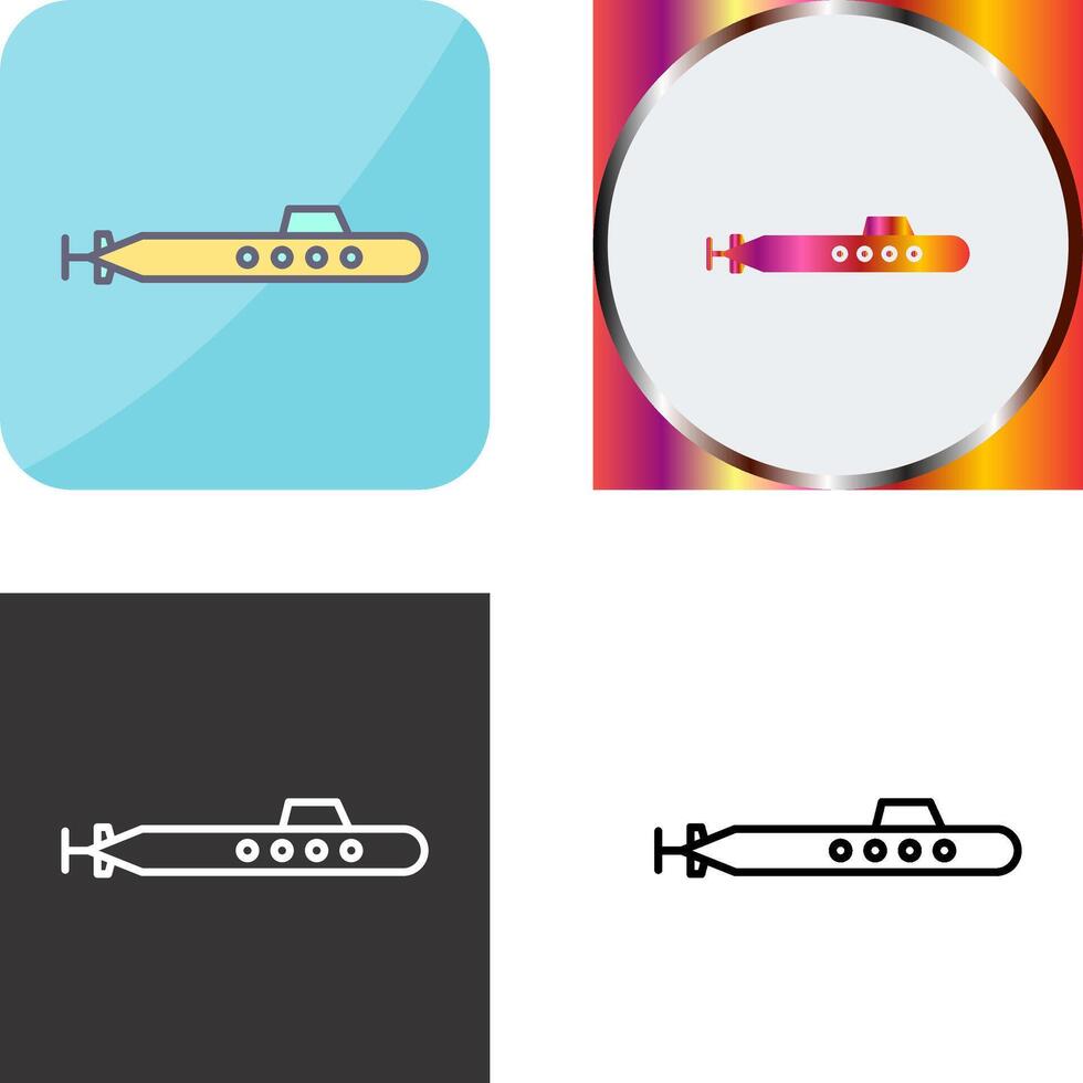 Submarine Icon Design vector