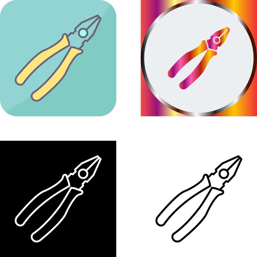 Pliers Icon Design vector