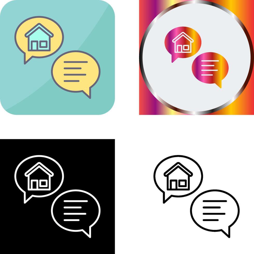 Conversation Icon Design vector