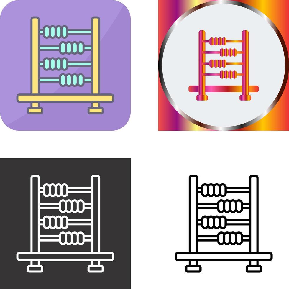 Abacus Icon Design vector