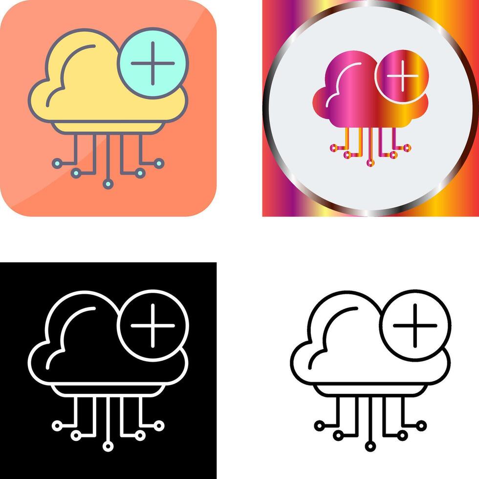 Cloud Computing Icon Design 45392670 Vector Art at Vecteezy