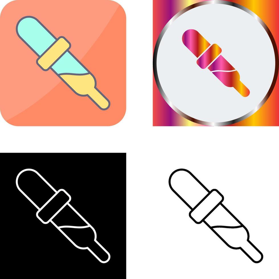 Dropper Icon Design vector