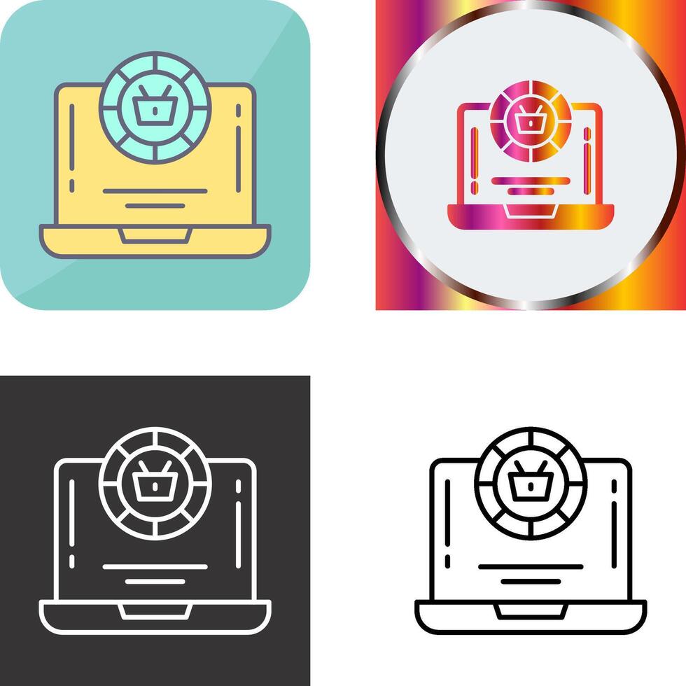 Token Icon Design vector