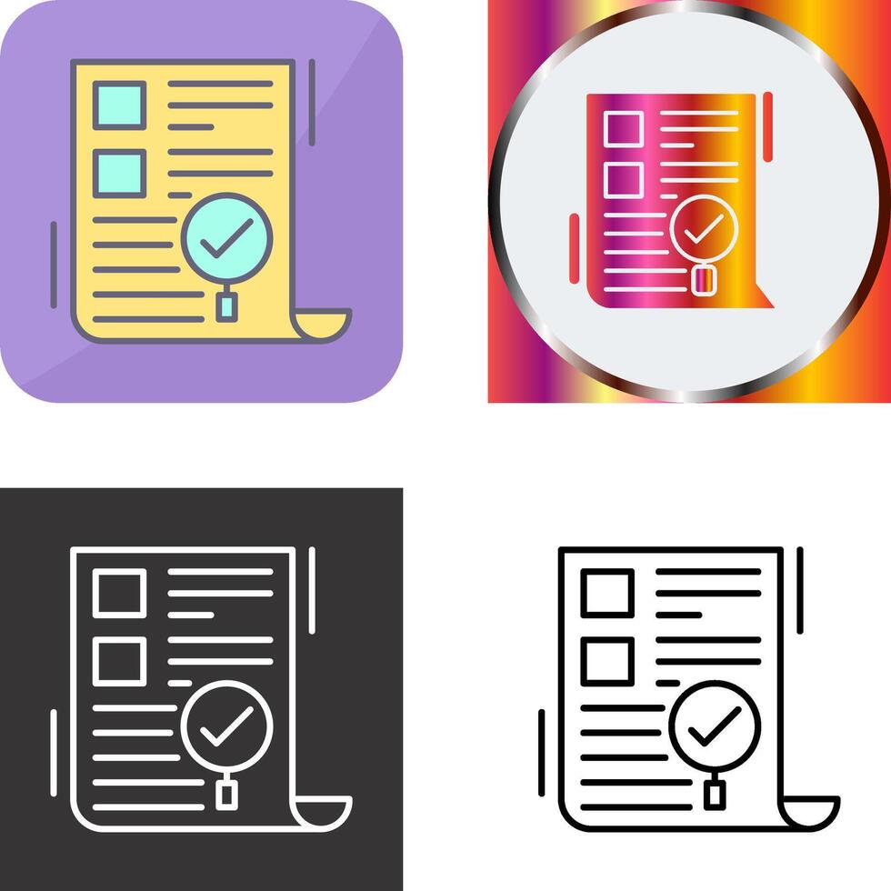 SEO Audit Icon Design vector