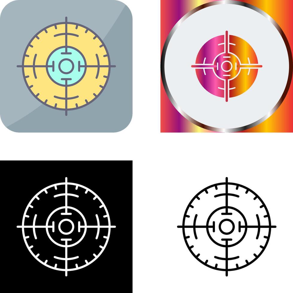 Target Icon Design vector