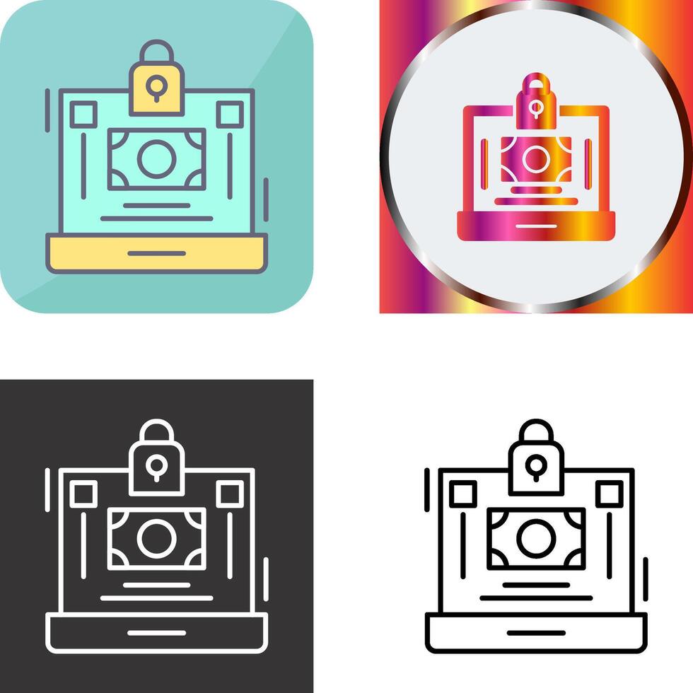 Secure Payment Icon Design vector