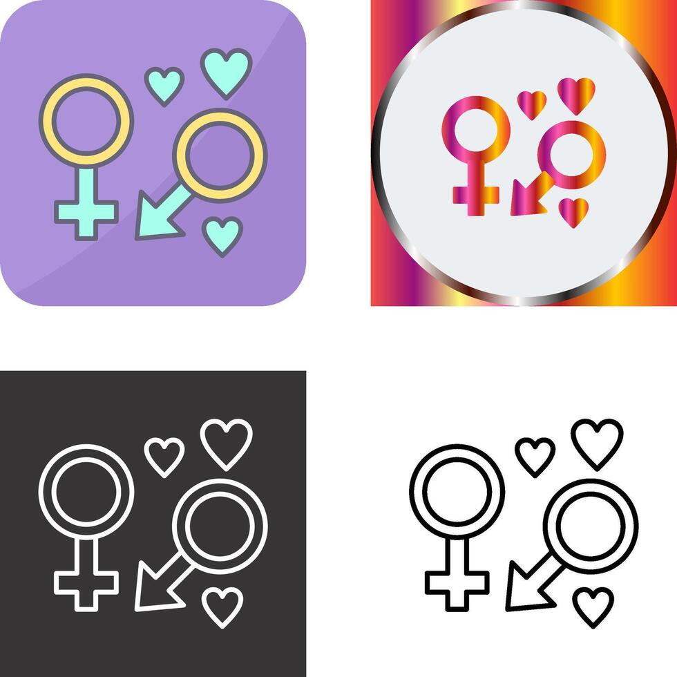 Genders Icon Design vector