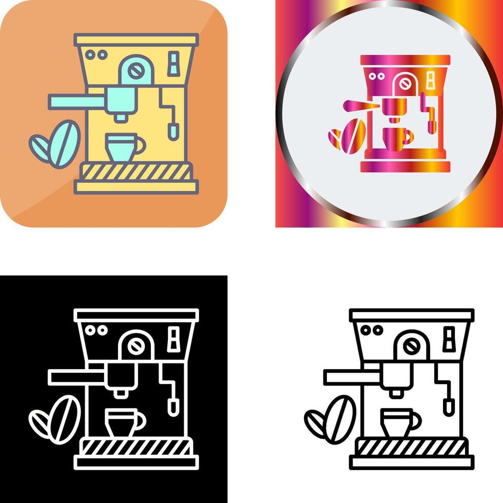 Coffee Machine Icon Design vector