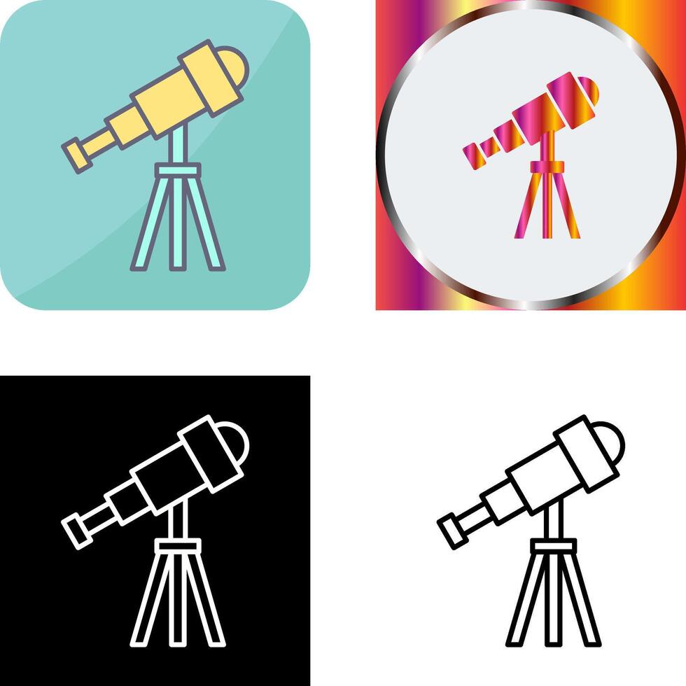 Telescope Icon Design vector