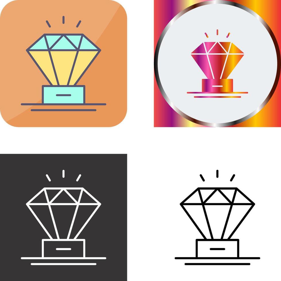 Diamond Icon Design vector