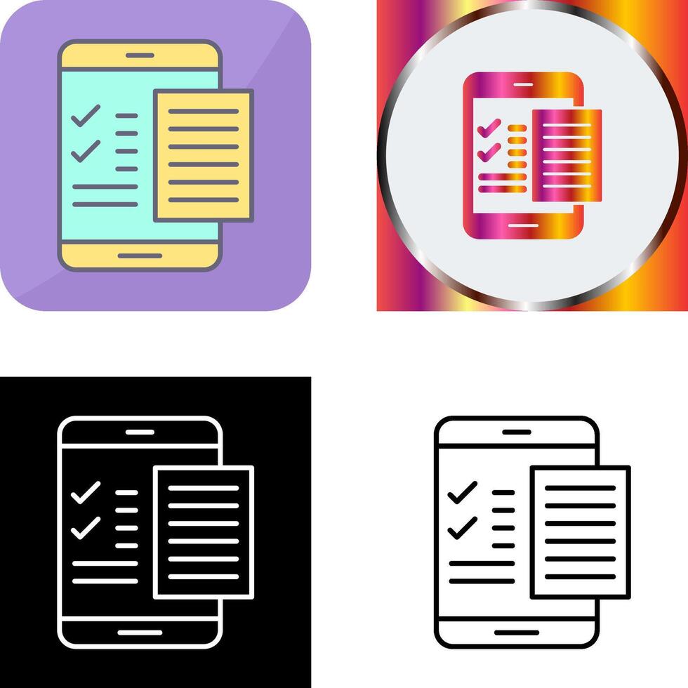 Check List Icon Design vector