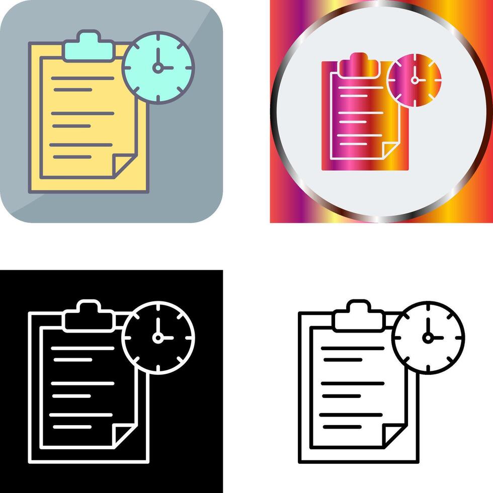 Task Management Icon Design vector