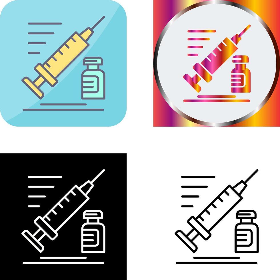 Syringe Icon Design vector