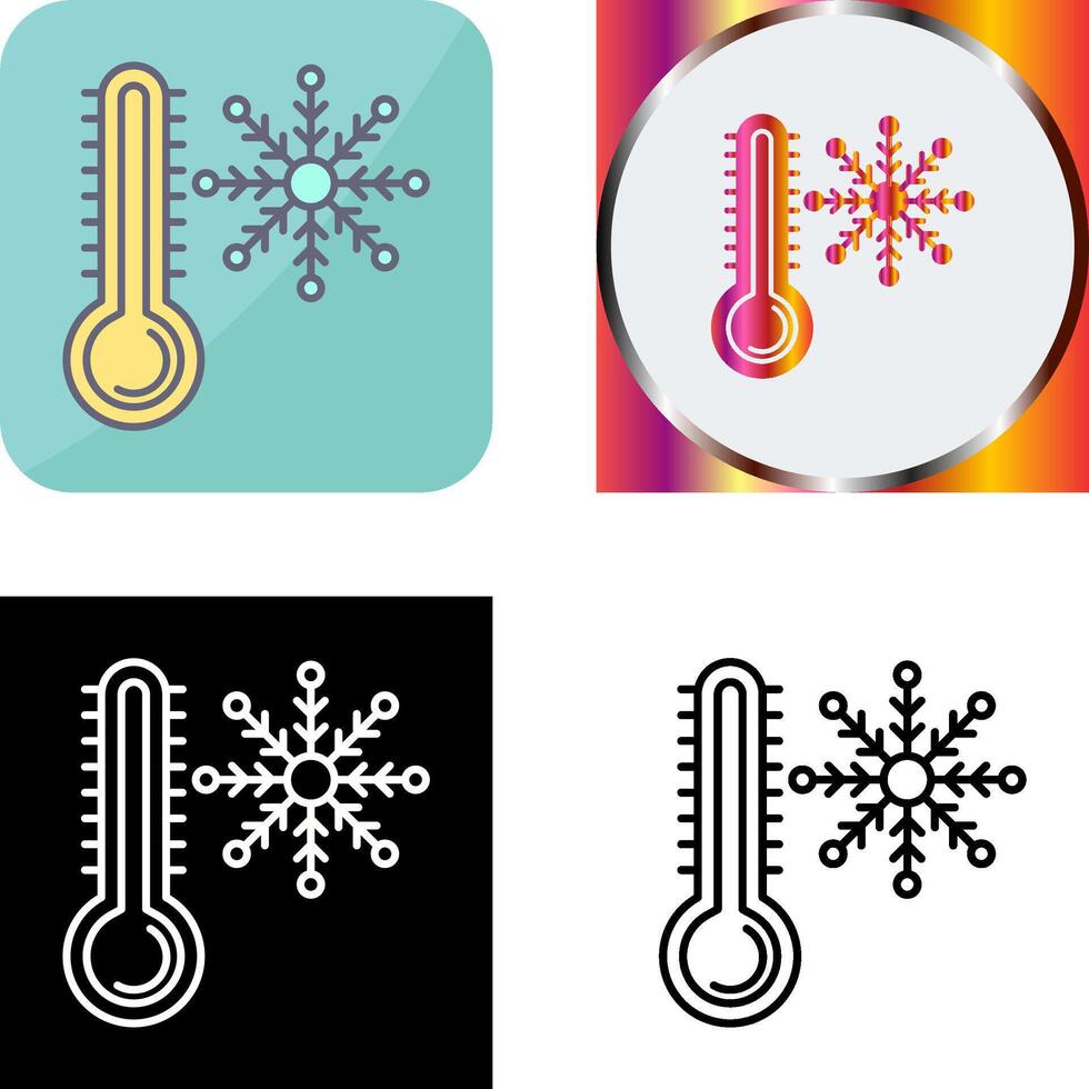 Cold Icon Design vector