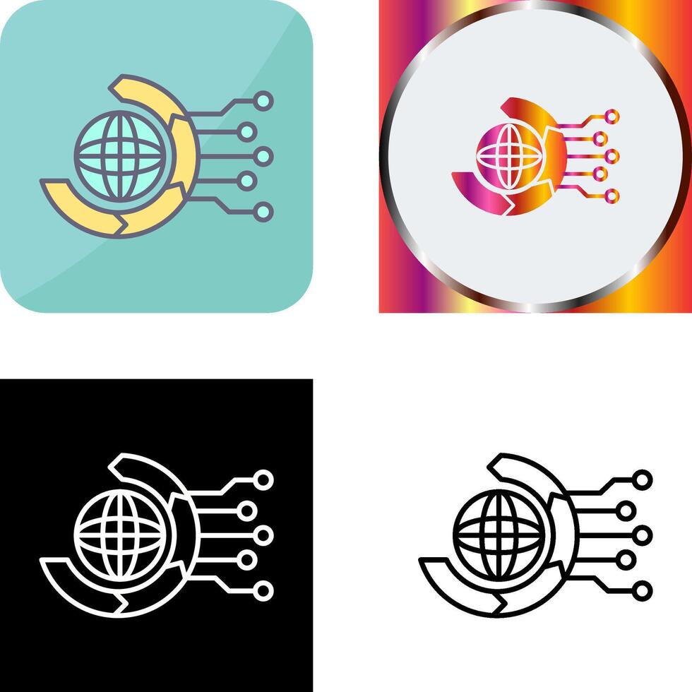 Internet Icon Design vector