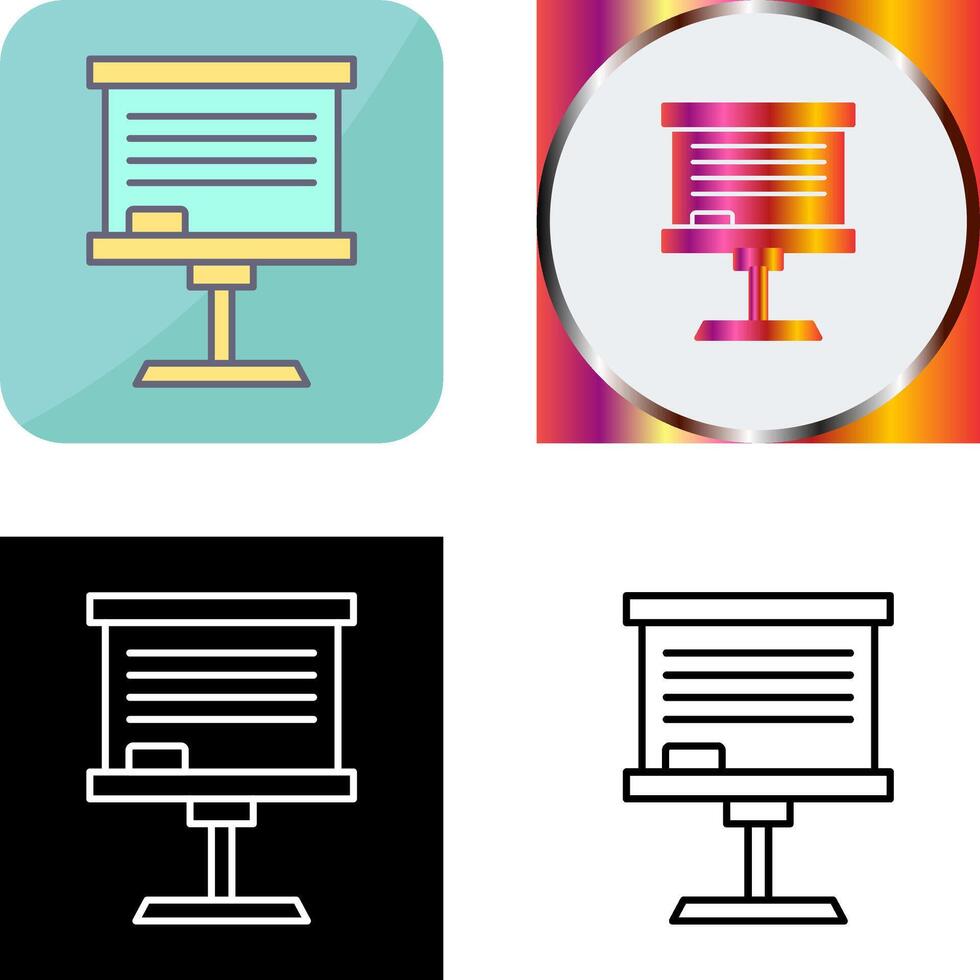 Board Icon Design vector