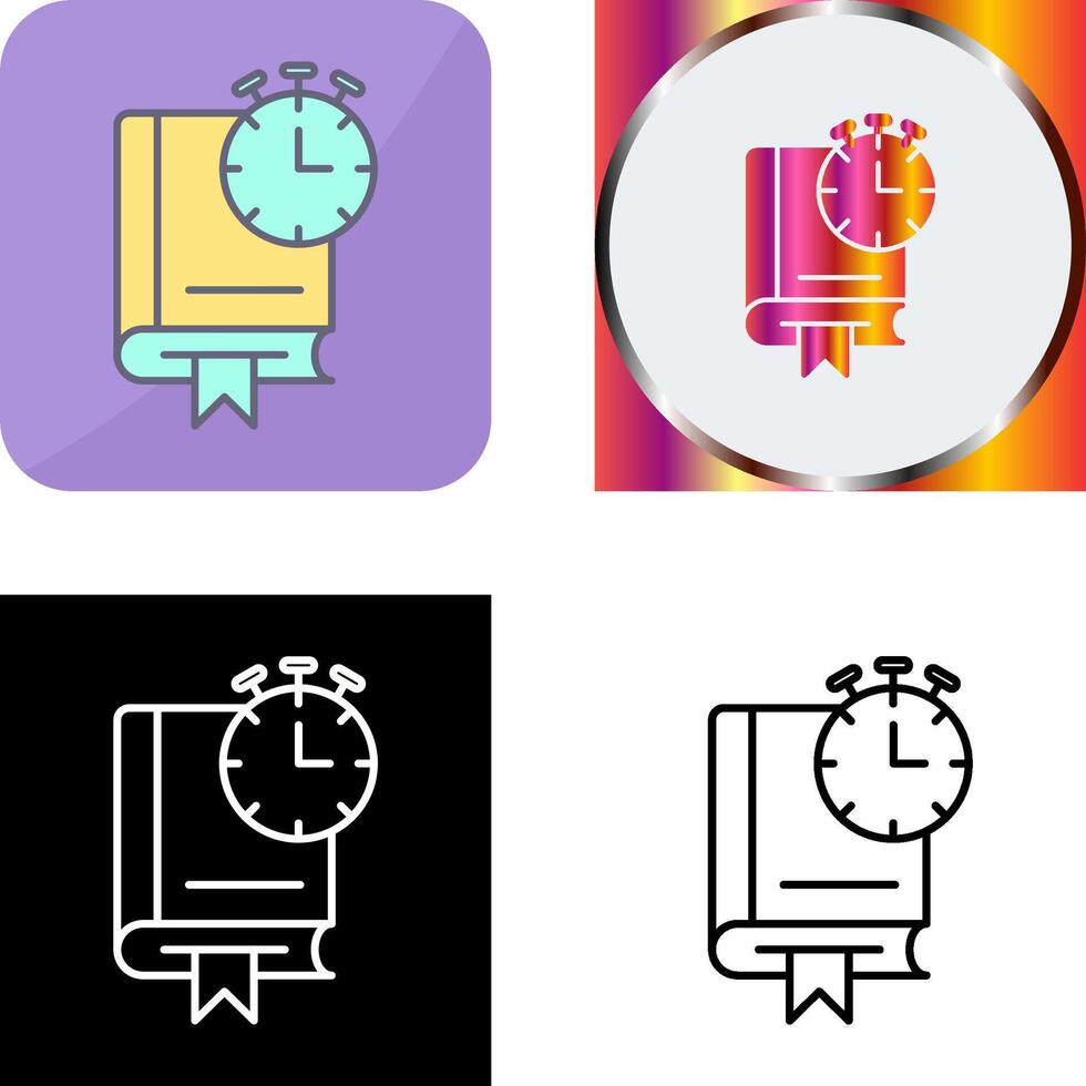 Timer Icon Design vector