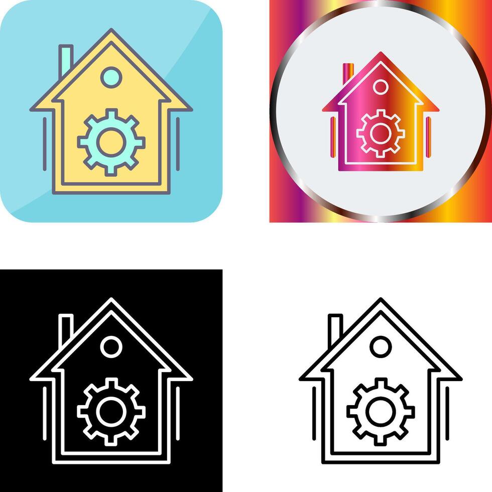 Home Automation Icon Design vector
