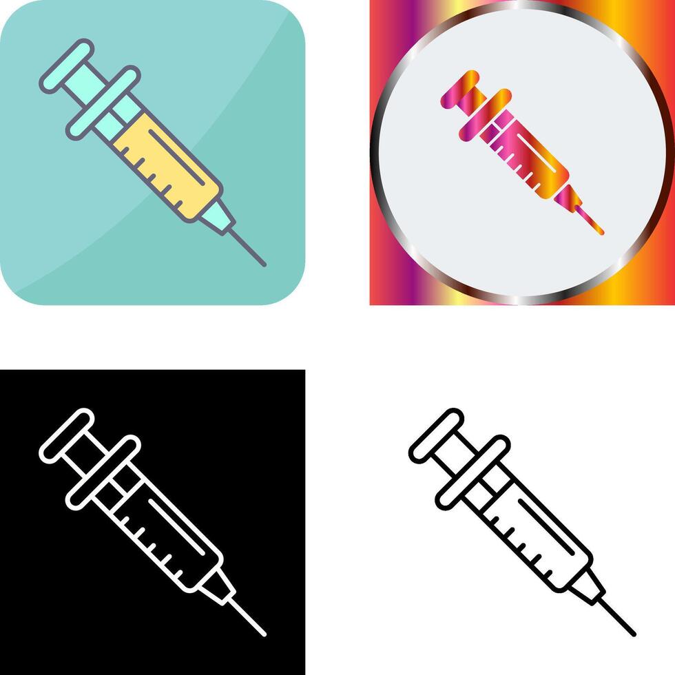 Injection Icon Design vector