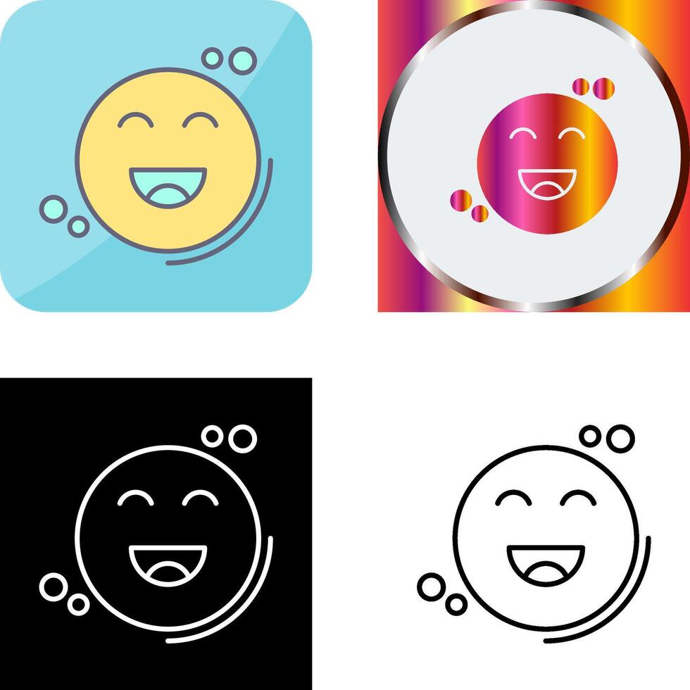 Happiness Icon Design vector