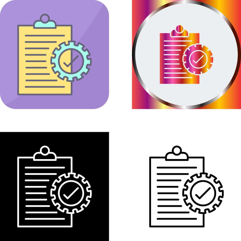 Check List Icon Design vector
