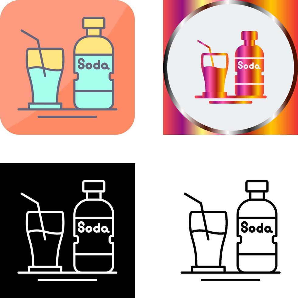 Soda Icon Design vector