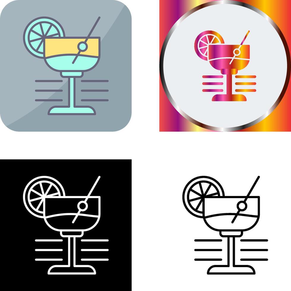 Martini Icon Design vector