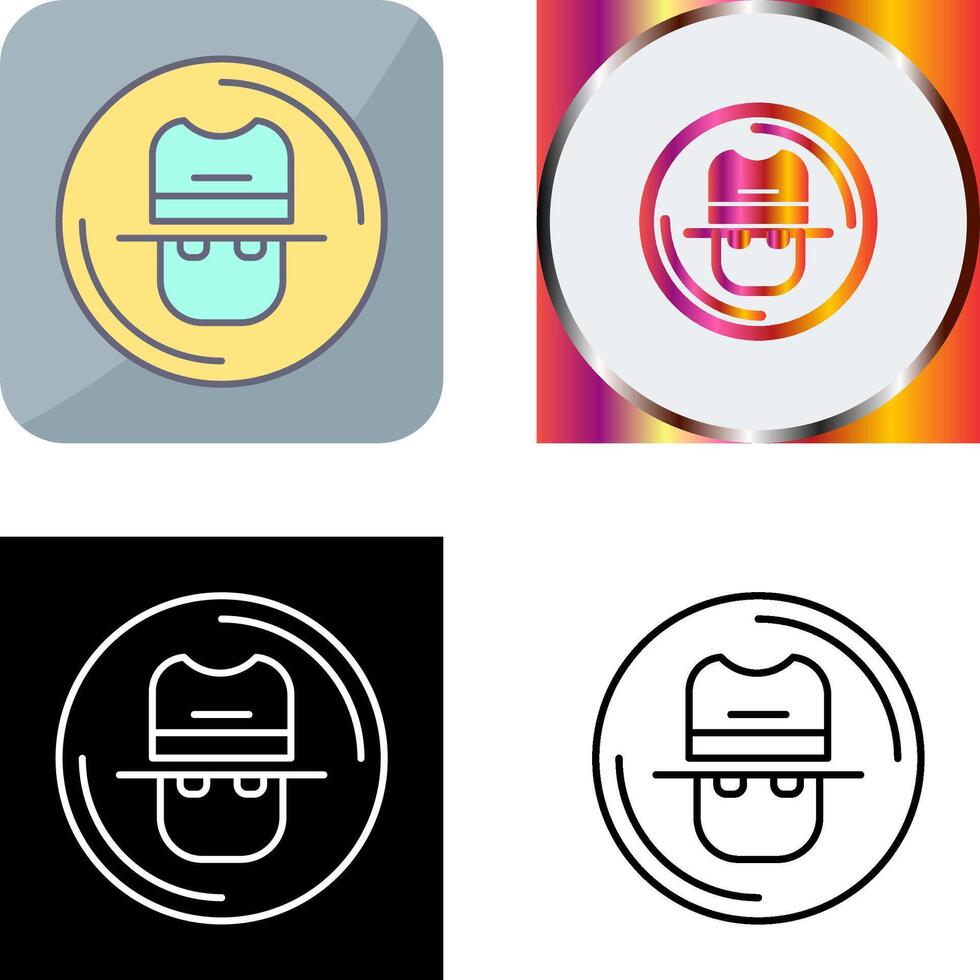 Spy Icon Design vector