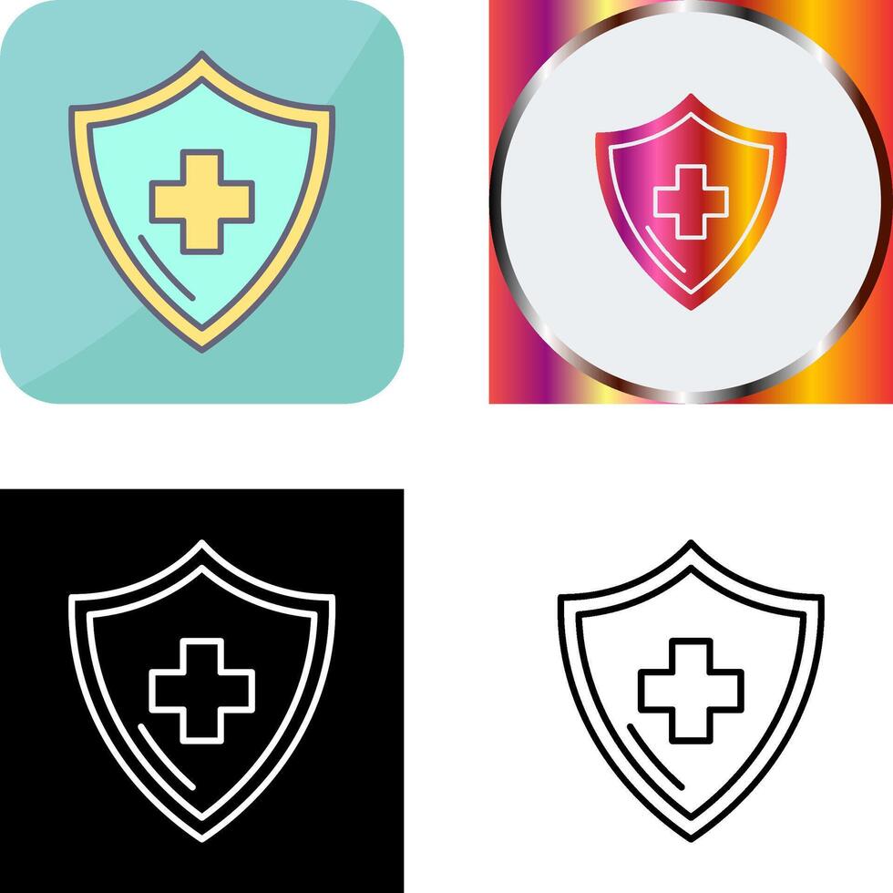 Health Protection Icon Design vector