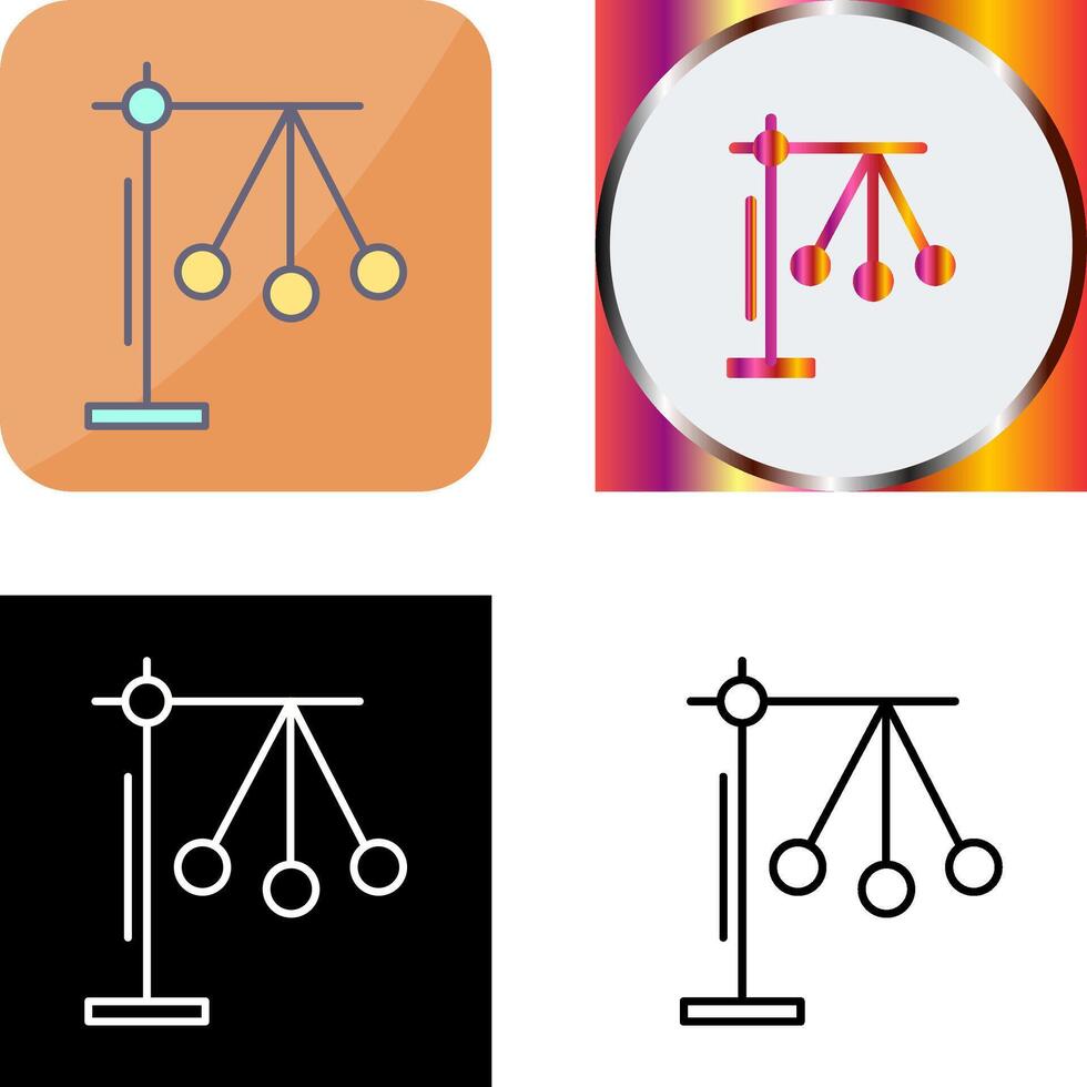 Pendulum Icon Design vector