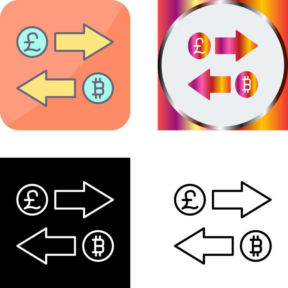Exchange Icon Design vector