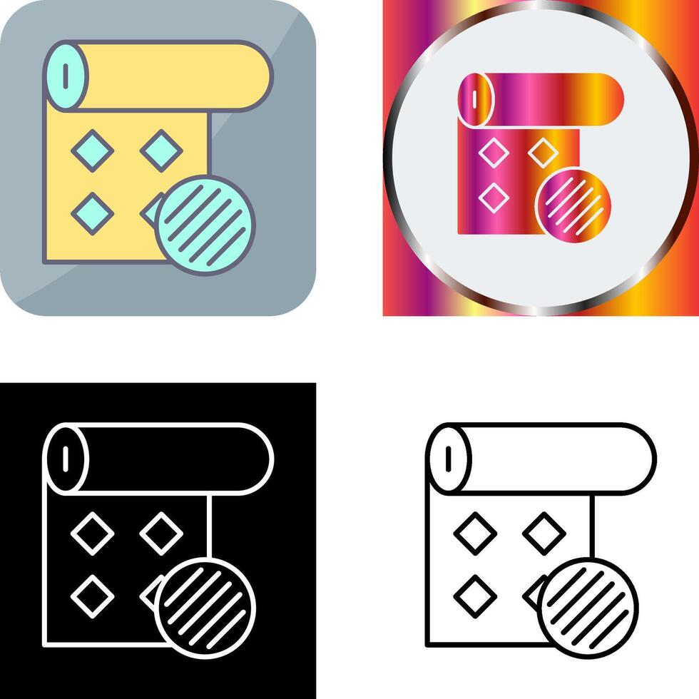 Wallpaper Icon Design vector