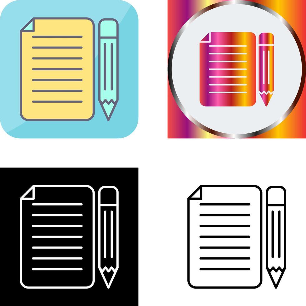 Page Icon Design vector