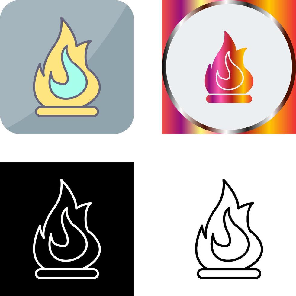 Fire Icon Design vector
