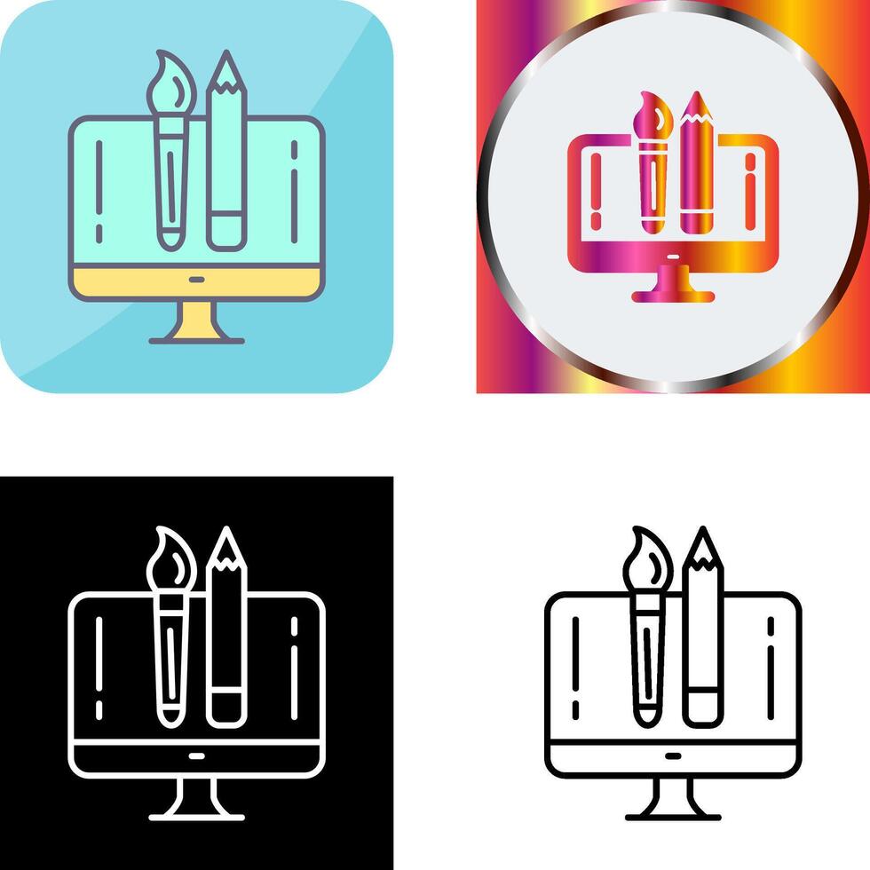 Creatie Design Icon Design vector