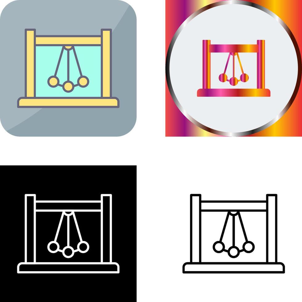 Pendulum Icon Design vector