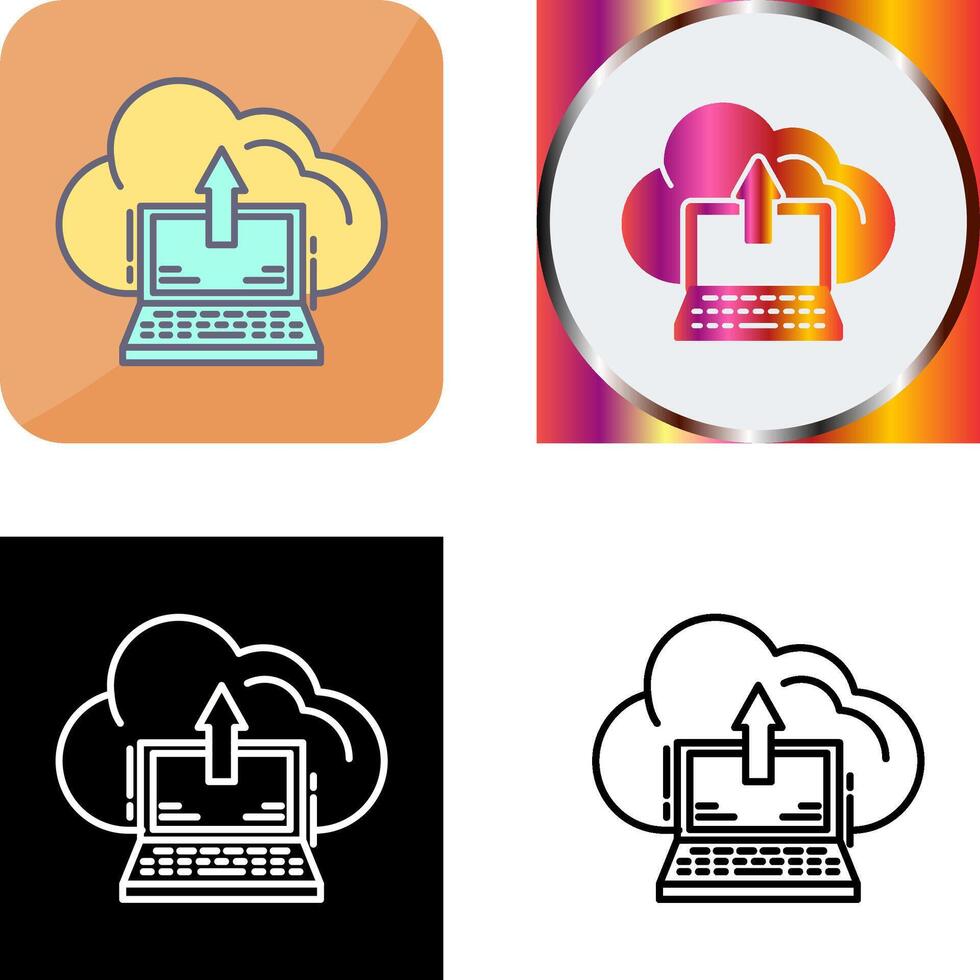 Backup Icon Design vector