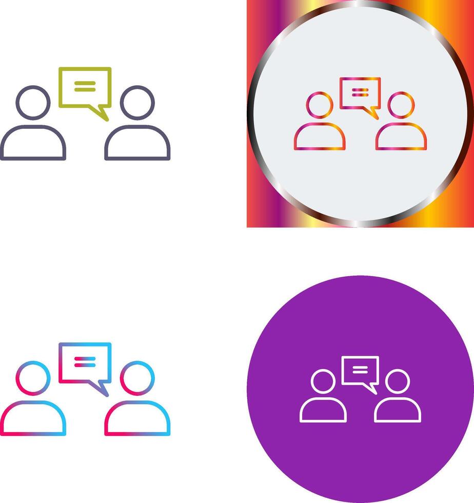 Customer Engagement Icon Design vector