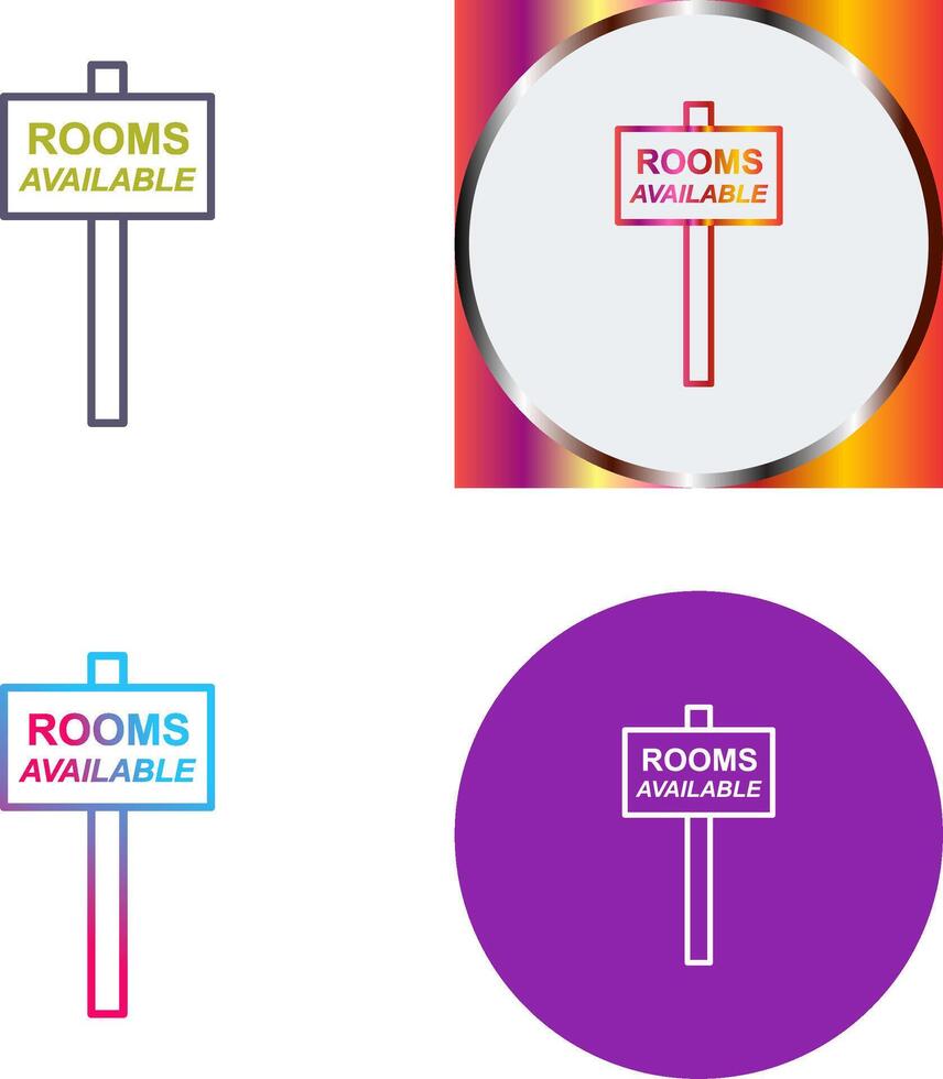 Rooms Icon Design vector
