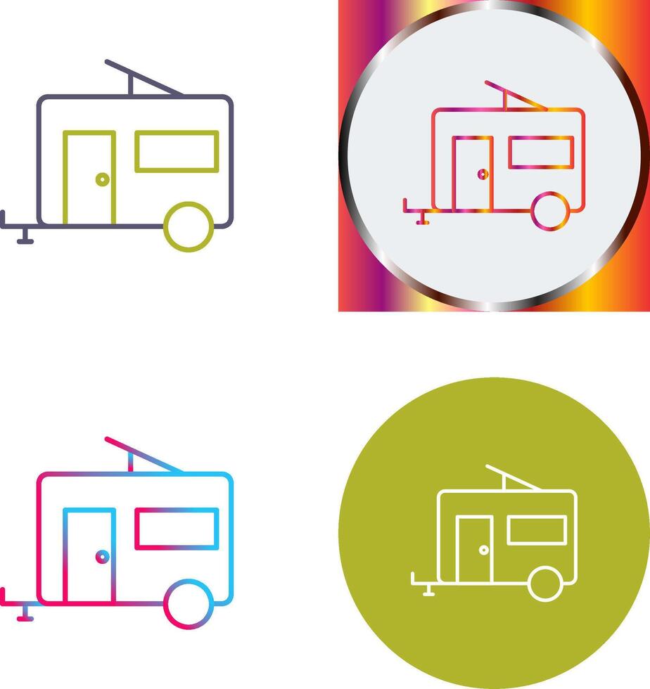Trailer Icon Design vector