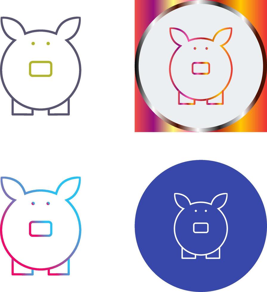 Unique Savings Icon Design vector